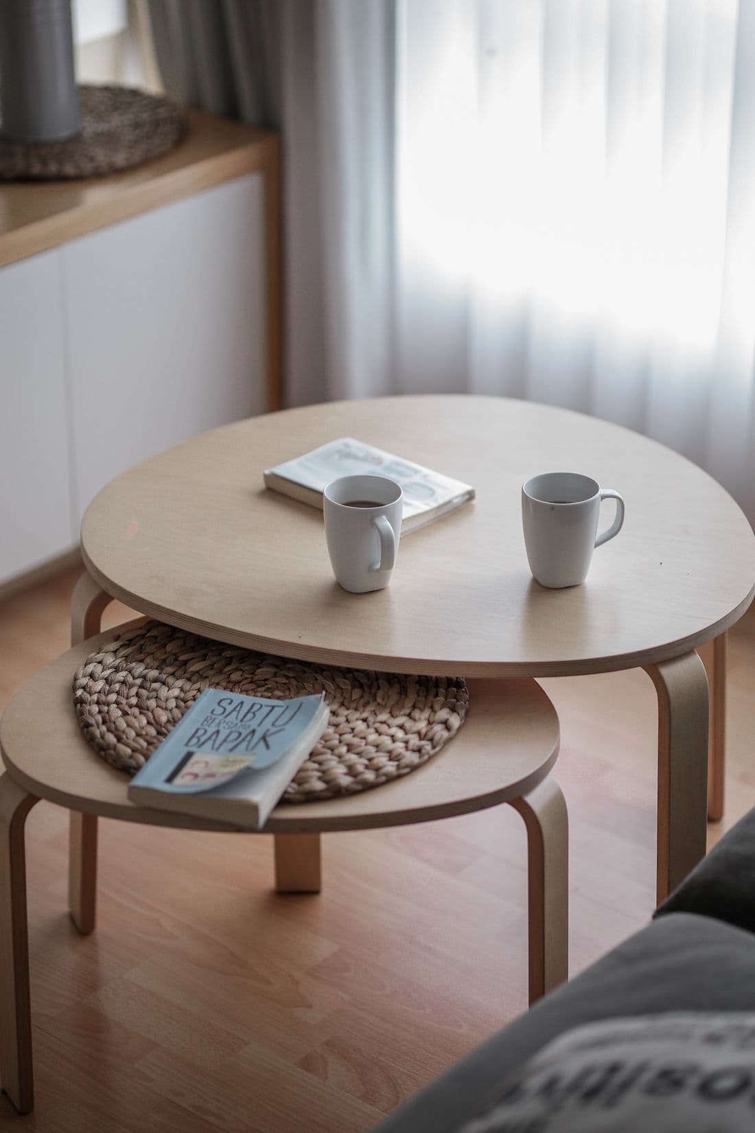 Tables gigognes Ambre — Collection Nature