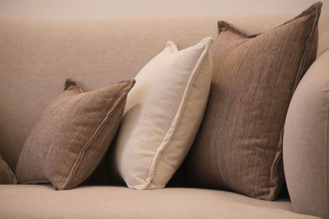 Coussins Sable — Collection Nature