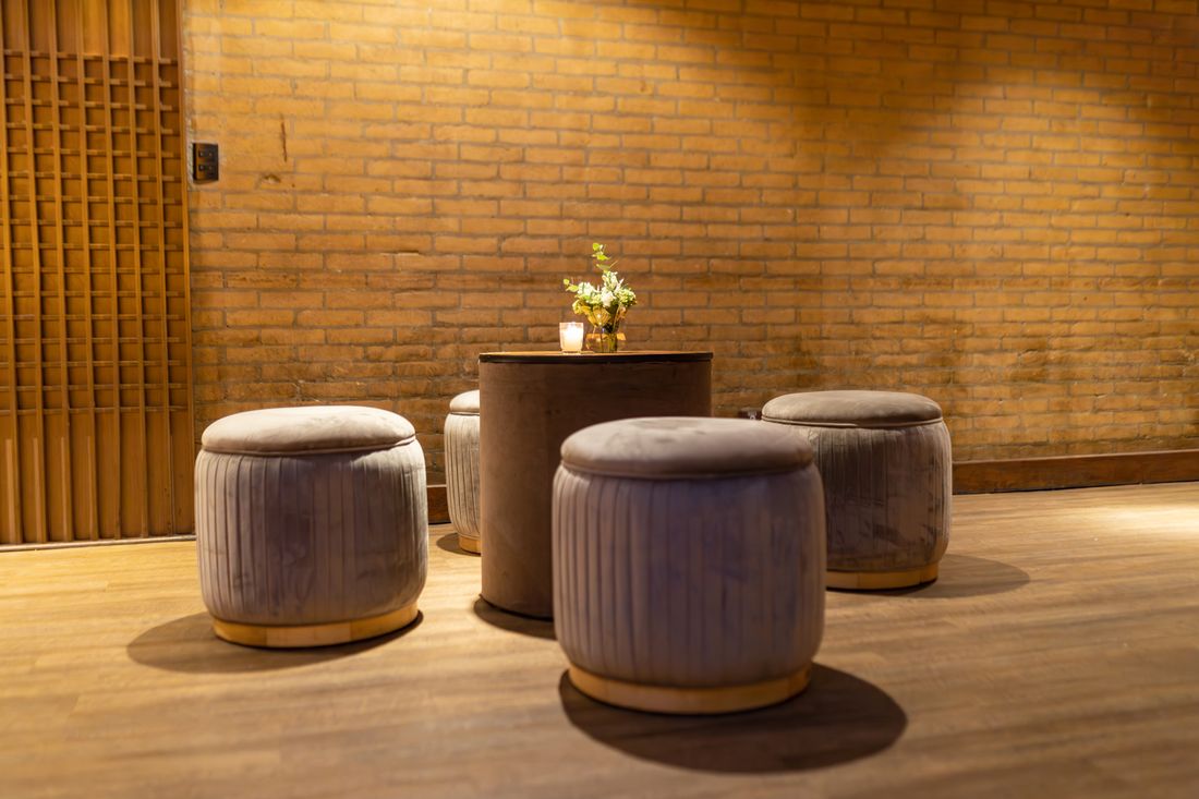 Poufs sur mesure Ombre — Collection Signature